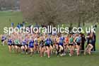 Womens Under-20s, 2024 CAU Inter Counties Cross Country Champs., Wollaton Park, Nottingham. Photo: David T. Hewitson/Sports for All Pics